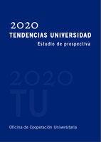 Portada libro 2020 Tendencias Universidad. Estudio de prospectiva