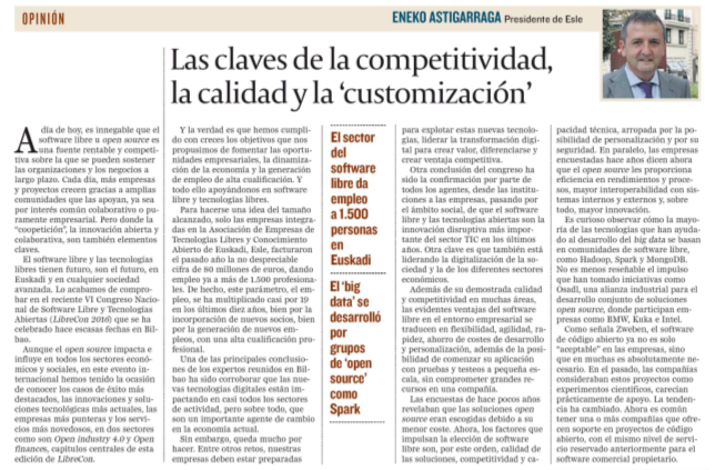 Calidad, competitividad y customización impulsan el Open Source