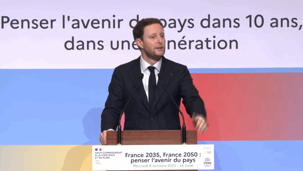 Clément Beaune, Presentación reflexión prospectiva "France 2035, France 2050"